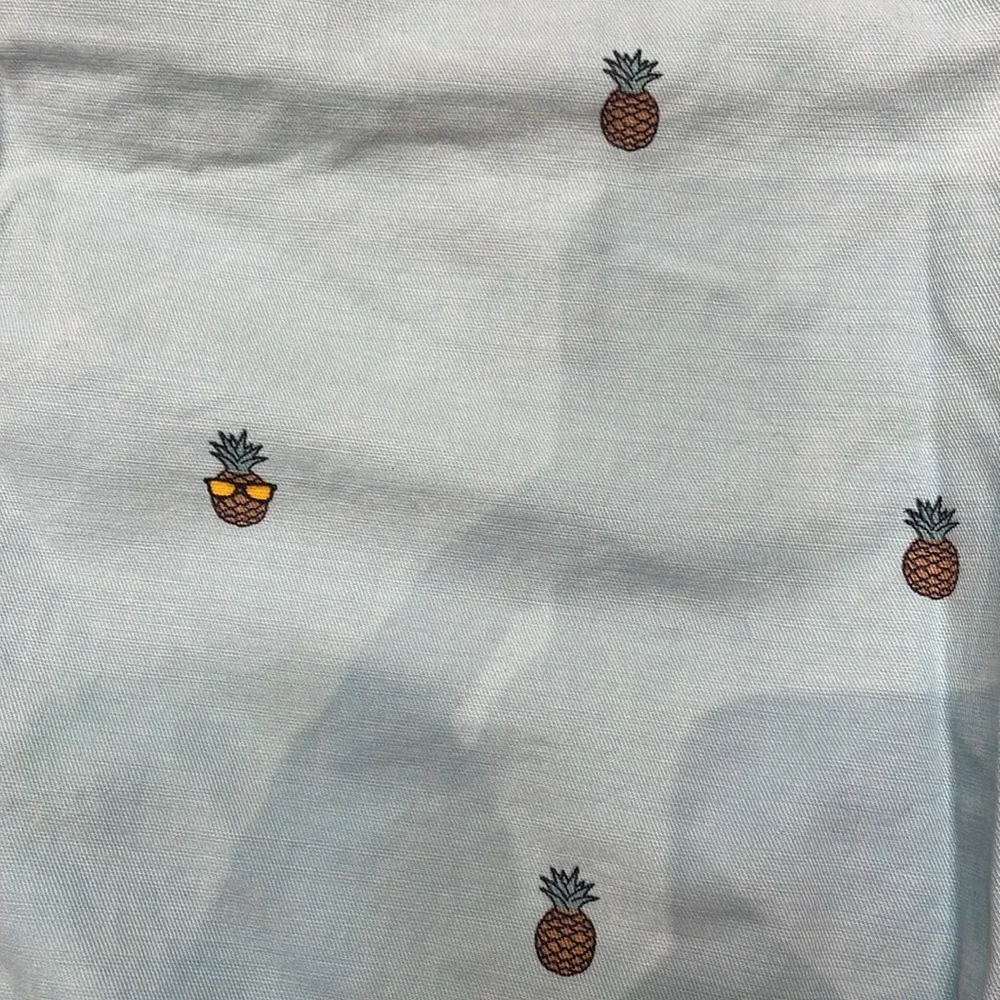 Gap Kids blue pineapple print shorts size XXL